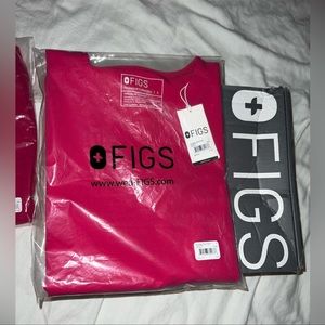COPY - Figs Scrubs Ultra Rose Top